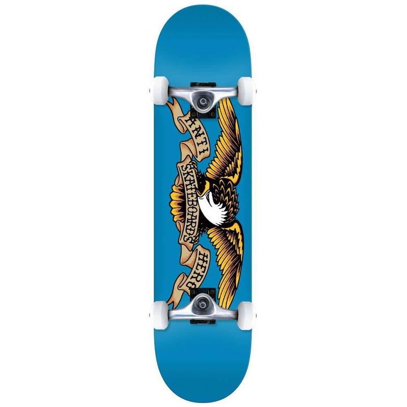 Anti Hero Classic Eagle SM Factory Complete Skateboard Blue 7.5″