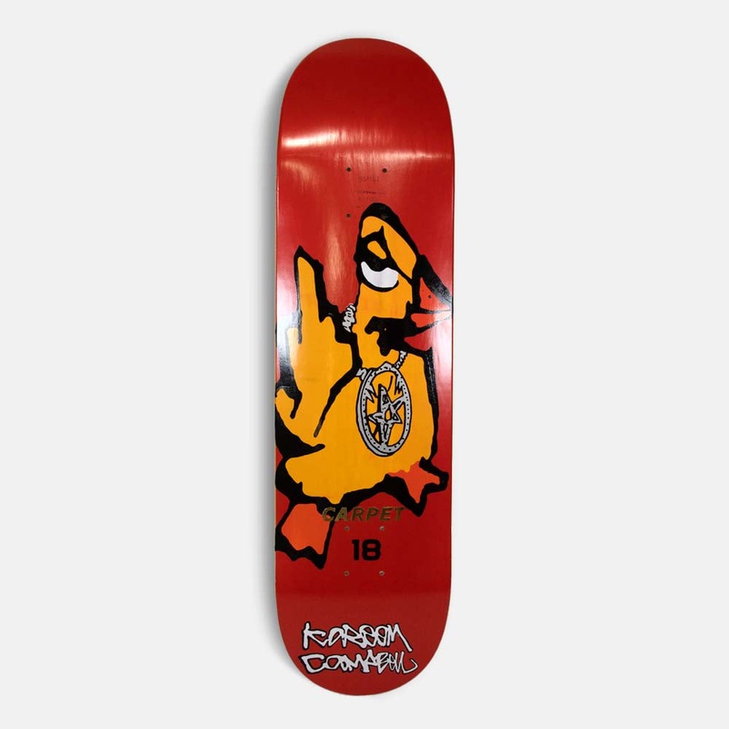 Carpet Company – 8.25″ Kareem Campbell Duck You Skateboard Deck (Brick Red)