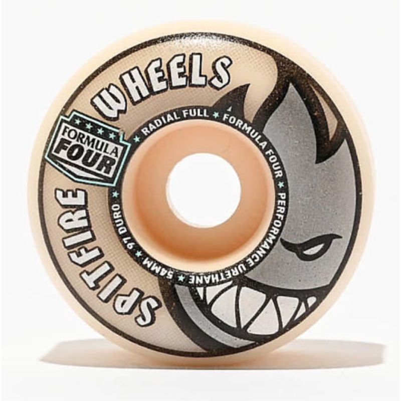 Spitfire F4 Radial Full Wheels Natural 97D 54mm