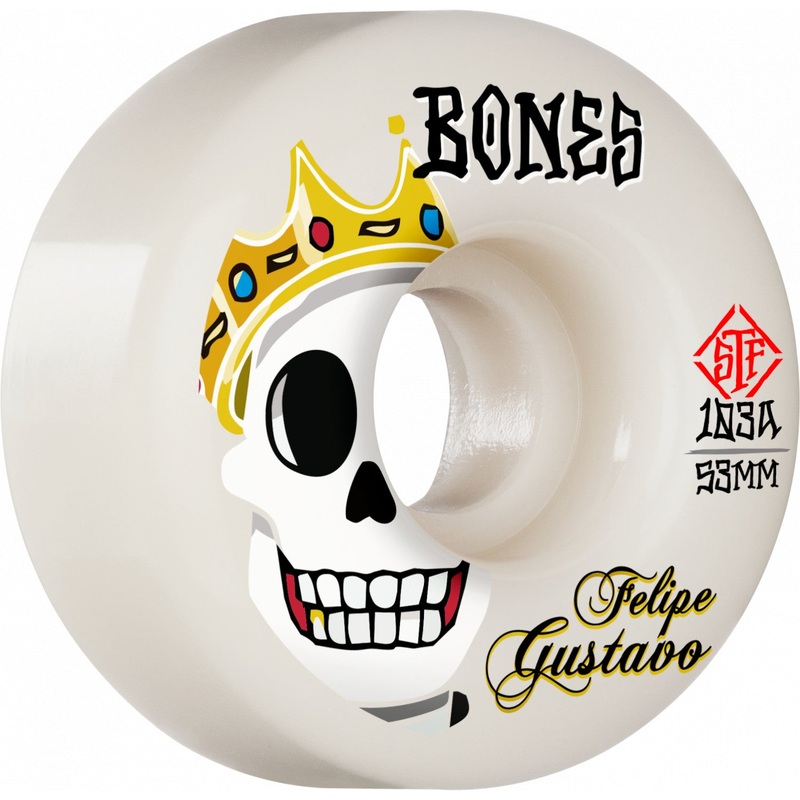 Bones STF Felipe Gustavo Notorious V1 Standard Wheels 53MM 103A 53mm