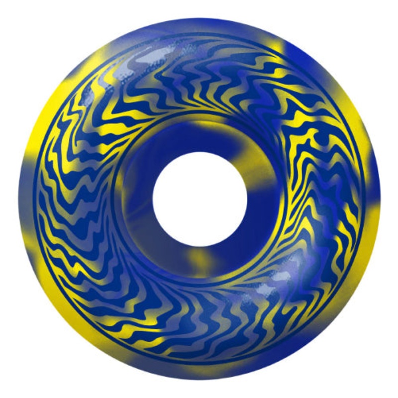 Spitfire F4 Classic Swirled Wheels Blue, Yellow 54MM 99D 54mm