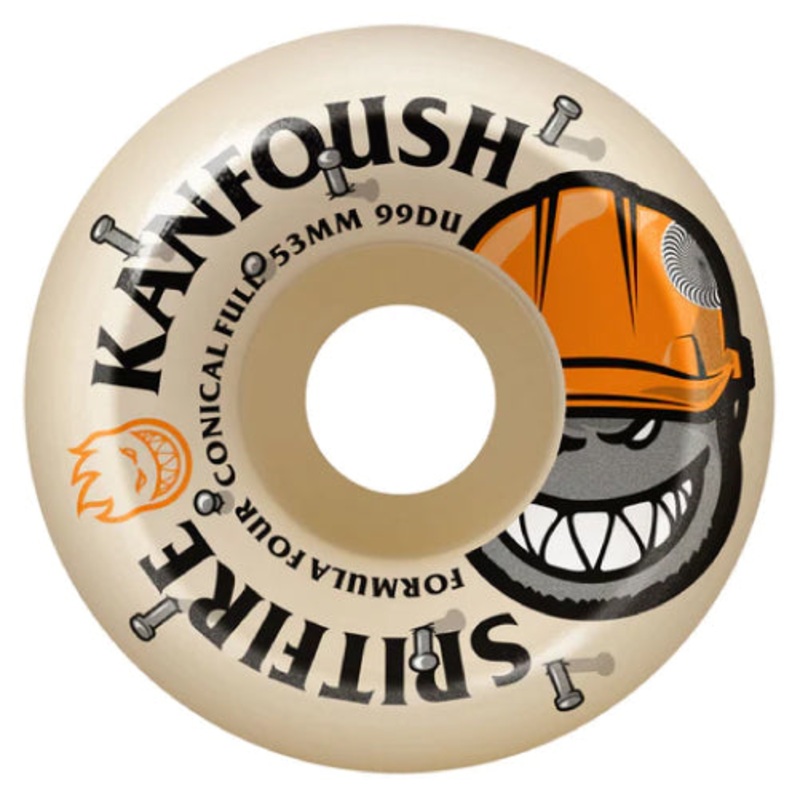 Spitfire F4 Kanfoush Overtime Conical Full Wheels 53MM 99D 53mm