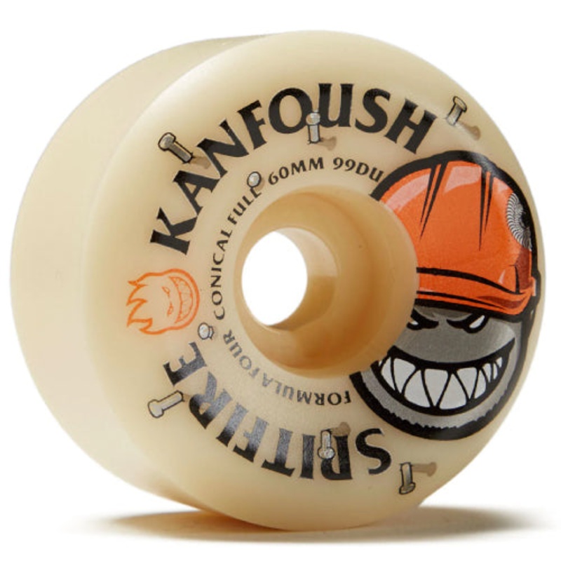 Spitfire F4 Kanfoush Overtime Conical Full Wheels 60MM 99D 60mm