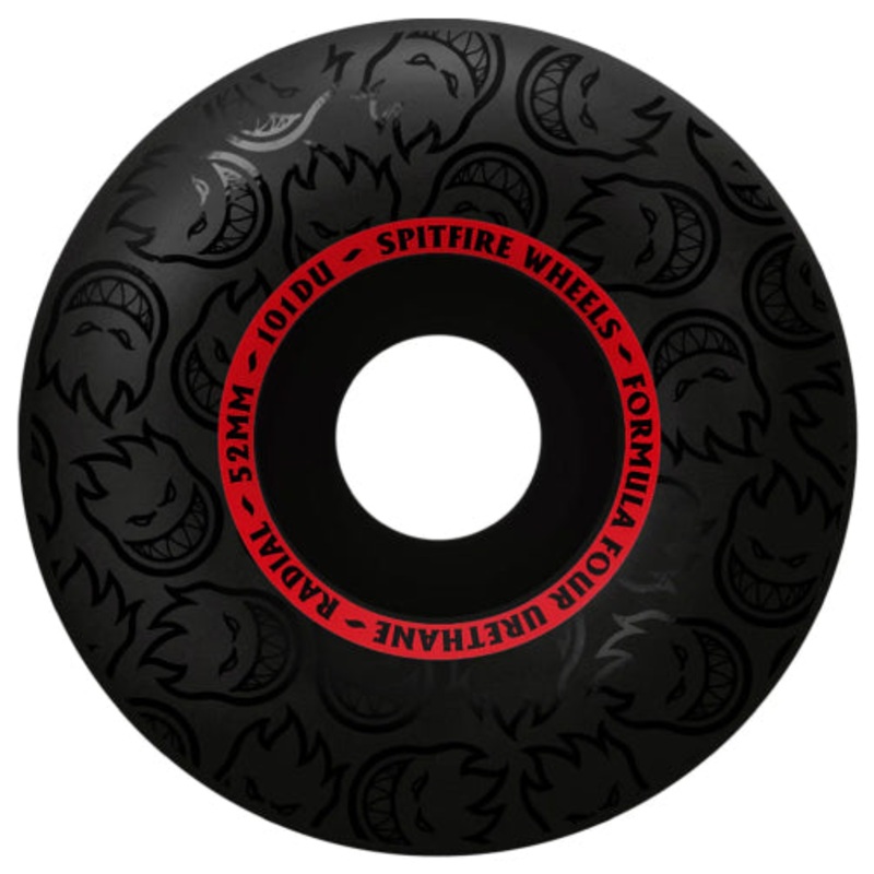 Spitfire F4 Radial Blackout Black, Red 52MM 101D 52mm