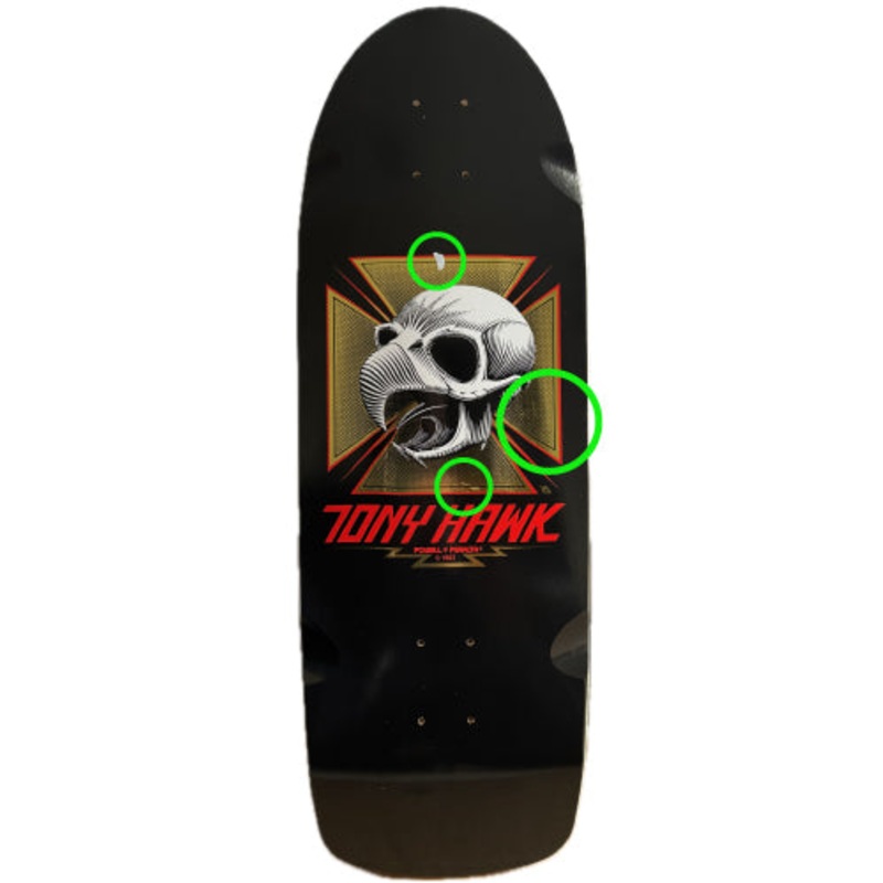 *BLEMISH* Powell Peralta Bones Brigade Series 16 TONY HAWK Black/Gold Foil Deck 10.38″ – Deck #2 10.38″