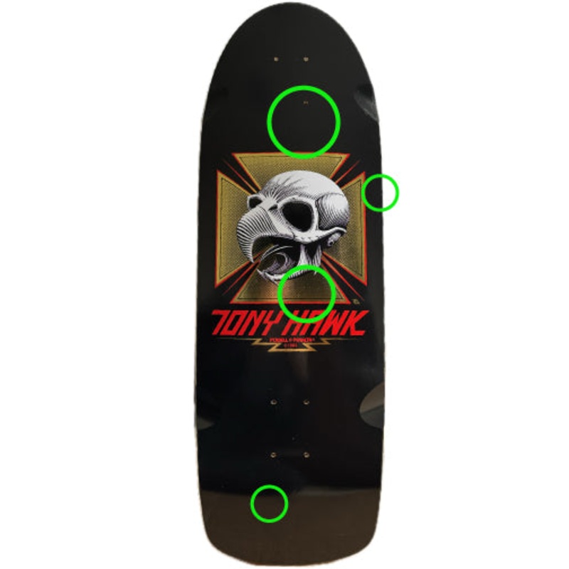 *BLEMISH* Powell Peralta Bones Brigade Series 16 TONY HAWK Black/Gold Foil Deck 10.38″ – Deck #3 10.38″
