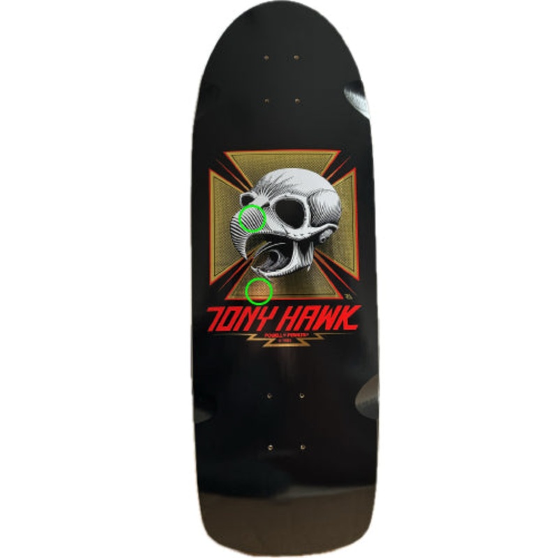 *BLEMISH* Powell Peralta Bones Brigade Series 16 TONY HAWK Black/Gold Foil Deck 10.38″ – Deck #4 10.38″