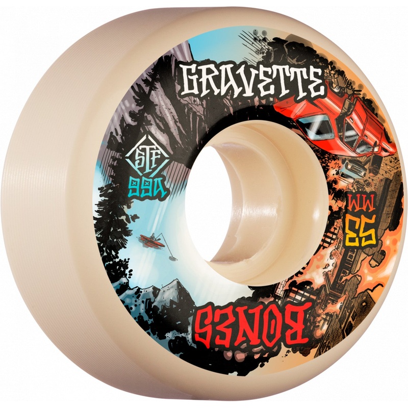 Bones STF David Gravette Heaven & Hell V2 Locks Wheels 52MM 99A 52mm