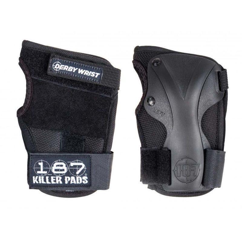187 Killer Pads Derby Wrist Black ADULT SMALL