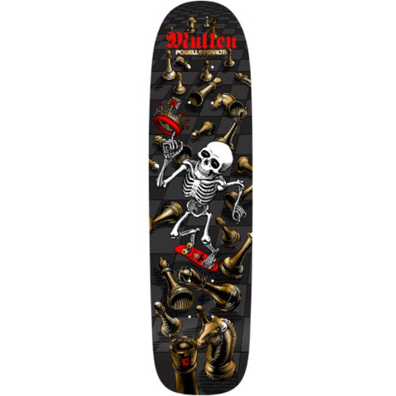 *LIMITED* Powell Peralta Bones Brigade Series 16 RODNEY MULLEN Black/Gold Foil Deck 7.4″ 7.4″