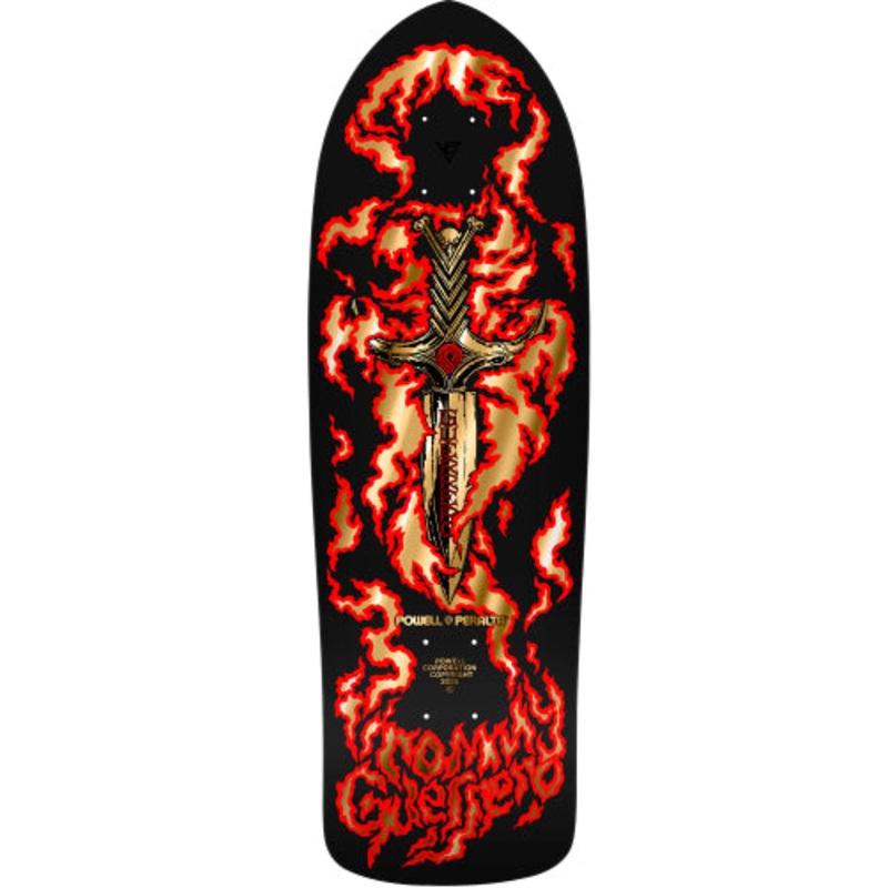 *LIMITED* Powell Peralta Bones Brigade Series 16 TOMMY GUERRERO Black/Gold Foil Deck 9.75″ 9.75″