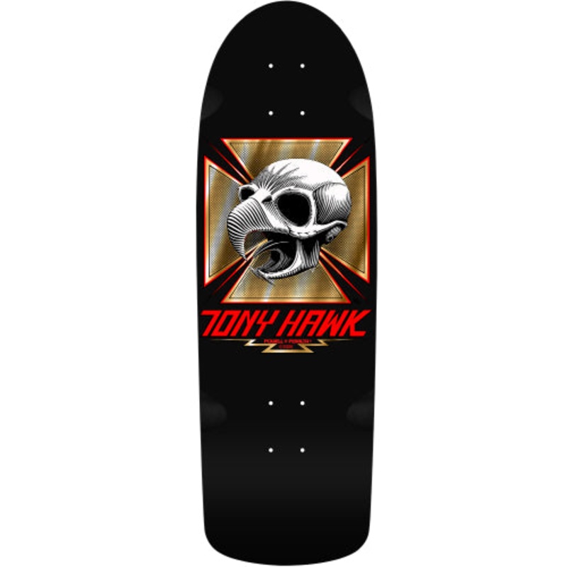 *LIMITED* Powell Peralta Bones Brigade Series 16 TONY HAWK Black/Gold Foil Deck 10.38″ 10.38″