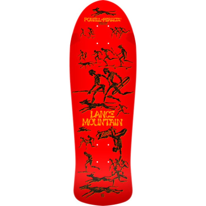 *LIMITED* Powell Peralta Bones Brigade Series 15 LANCE MOUNTAIN Red Deck 9.9″ 9.9″