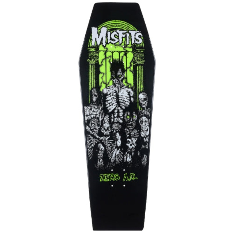 Zero X Misfits Earth A.D. Coffin Skateboard Deck 10.5″ 10.5″