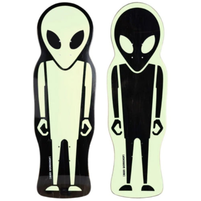 Alien Workshop Die Cut Glow in the Dark Skateboard Deck 9.675″ 8.75″