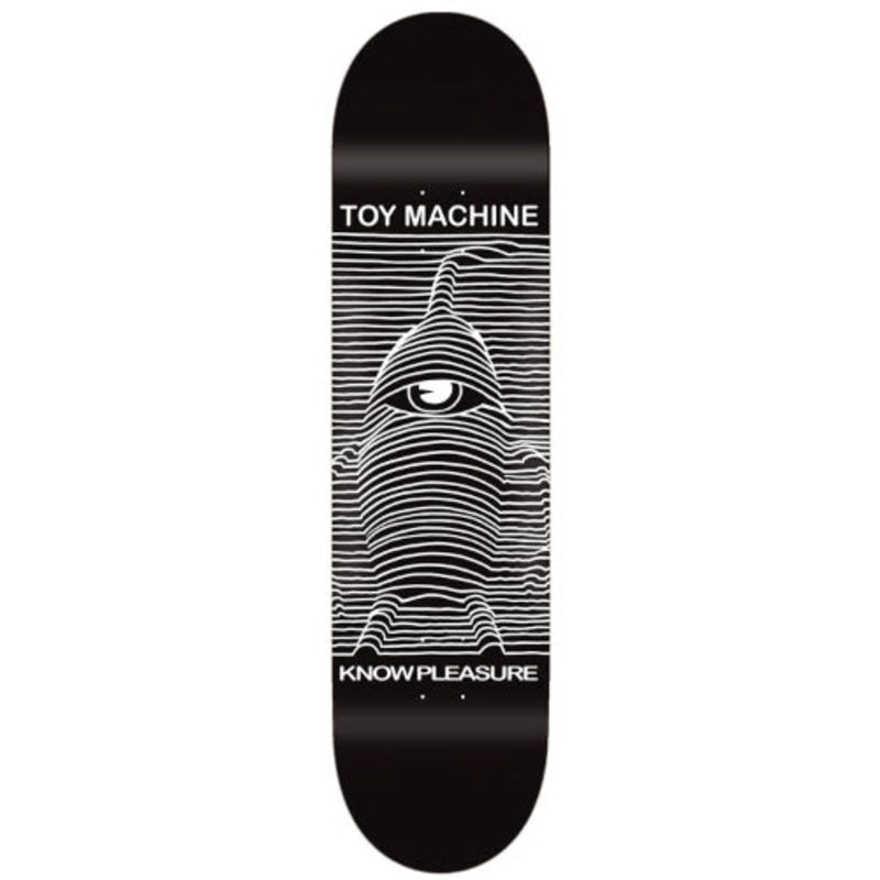 Toy Machine Toy Division Known Pleasure Skateboard Deck 8.5 8.5″