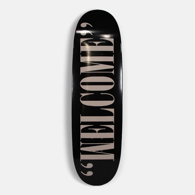 Welcome Skate Store – 8.75 Bleached Skateboard Deck (Egg Shape)