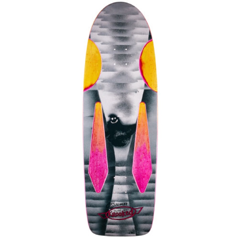 *LIMITED* Krooked Mark Gonzales Pure Evil Bird 2 Beamer Skateboard Deck 10.75″ 10.75″