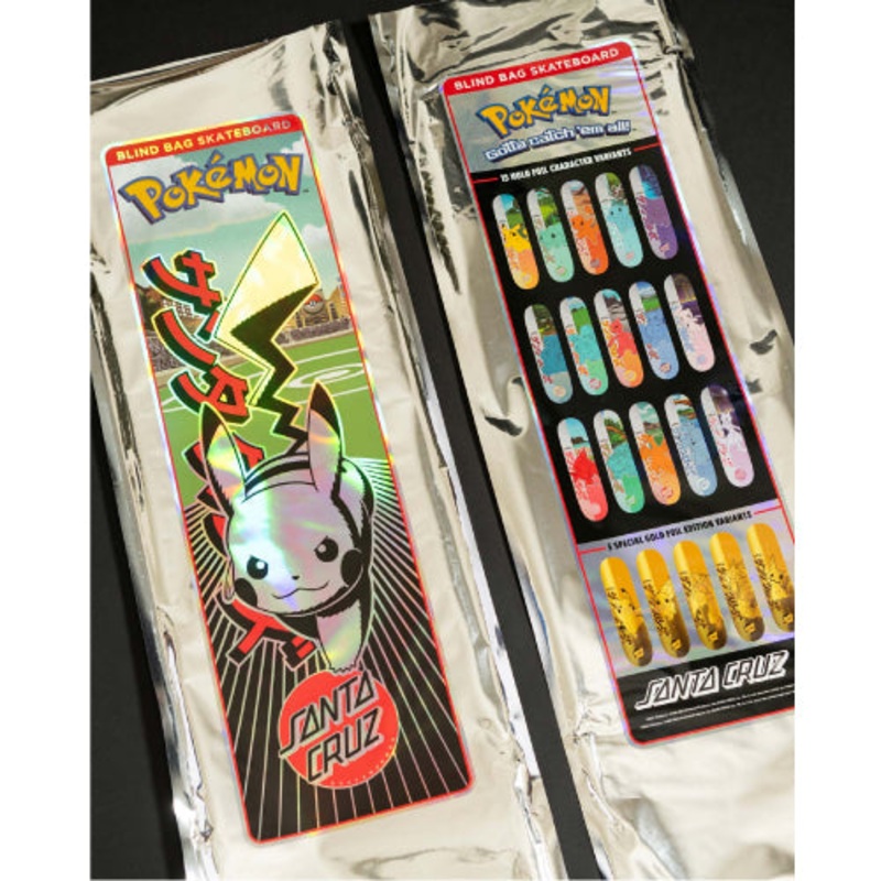 *LIMITED* Santa Cruz X Pokemon Blind Bag Deck 8.0″