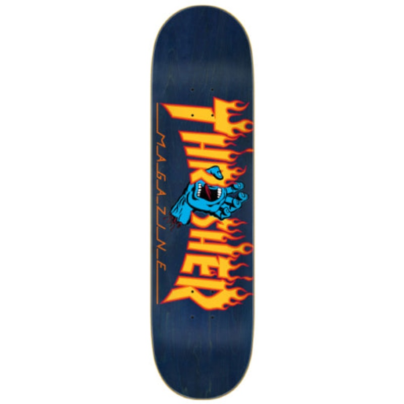 Santa Cruz X Thrasher Screaming Flame Logo Skateboard Deck 8.25″ 8.25″