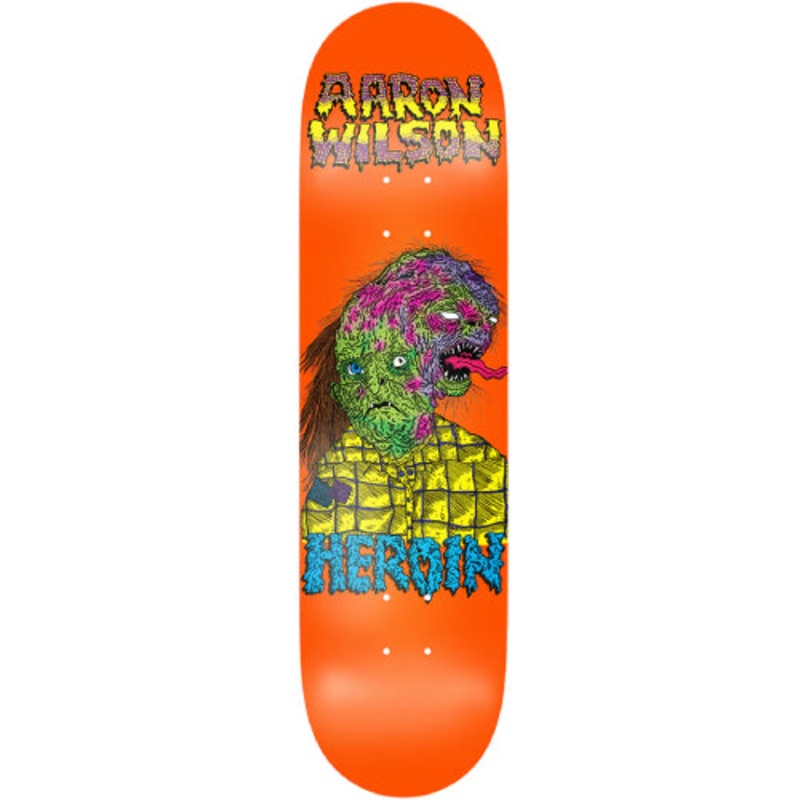 Heroin Aaron Wilson Face Melter Skateboard Deck 8.5″ 8.5″
