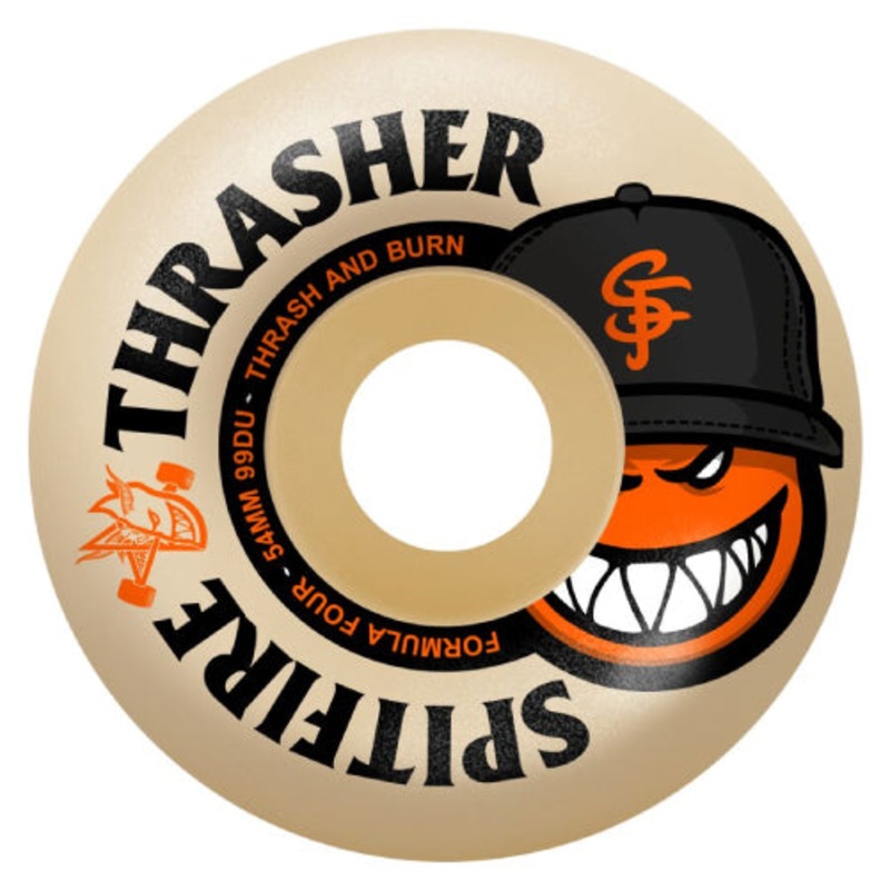 Spitfire X Thrasher F4 Radial Full The City Wheels 54MM 99D 54mm