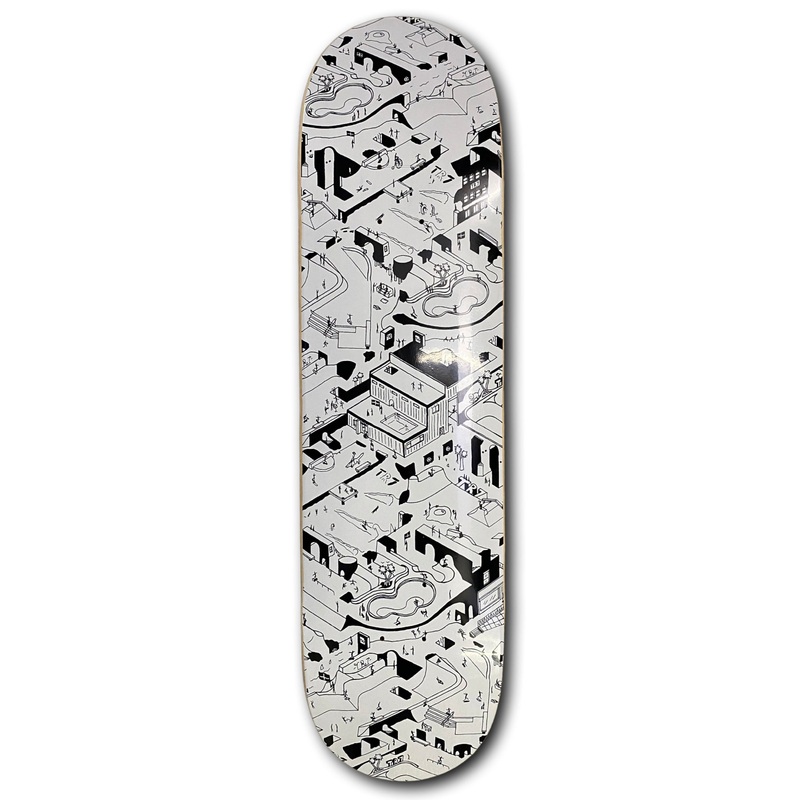 TR7 QUAY PARK SPOTS SKATEBOARD DECK 7.25″
