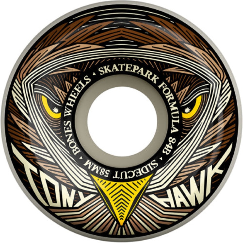 Bones SPF P5 Sidecut Hawk Night Hawk Wheels 84B/104A 58mm