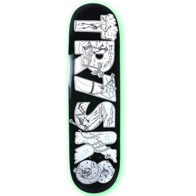 TR7 KERNOWFORNIA SKATEBOARD DECK GLOW IN THE DARK 7.25″