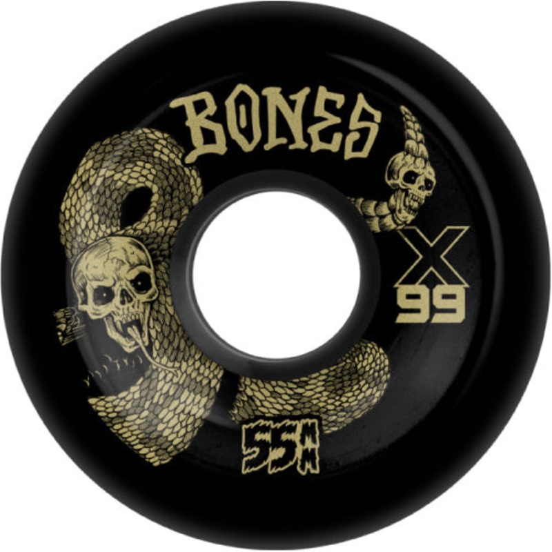Bones XF V6 Widecut Death Venom Wheels 99A 55mm