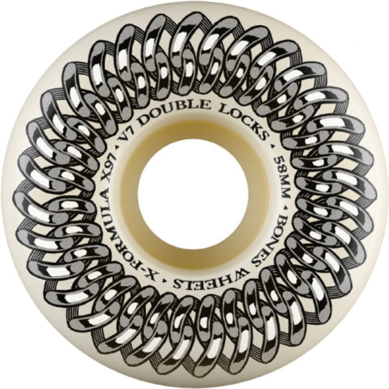 Bones XF V7 Double Lock Wheels 58MM 97A 58mm