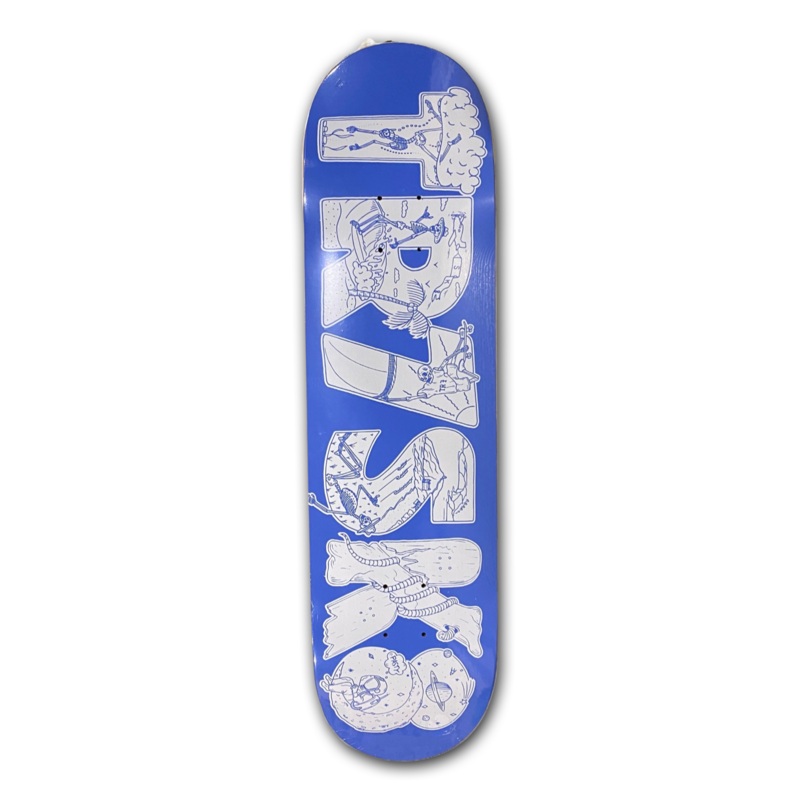 TR7 KERNOWFORNIA SKATEBOARD DECK BLUE 7.25″