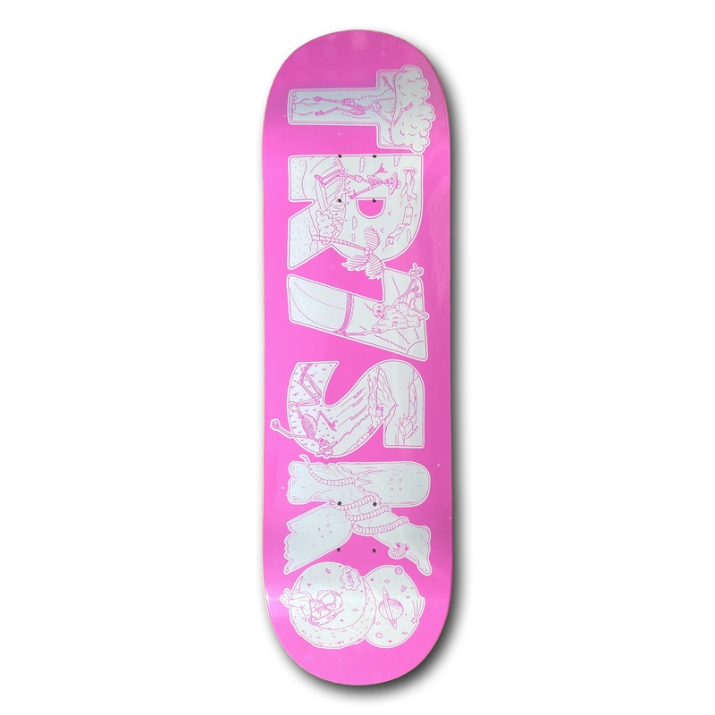 TR7 KERNOWFORNIA SKATEBOARD DECK PINK 7.25″