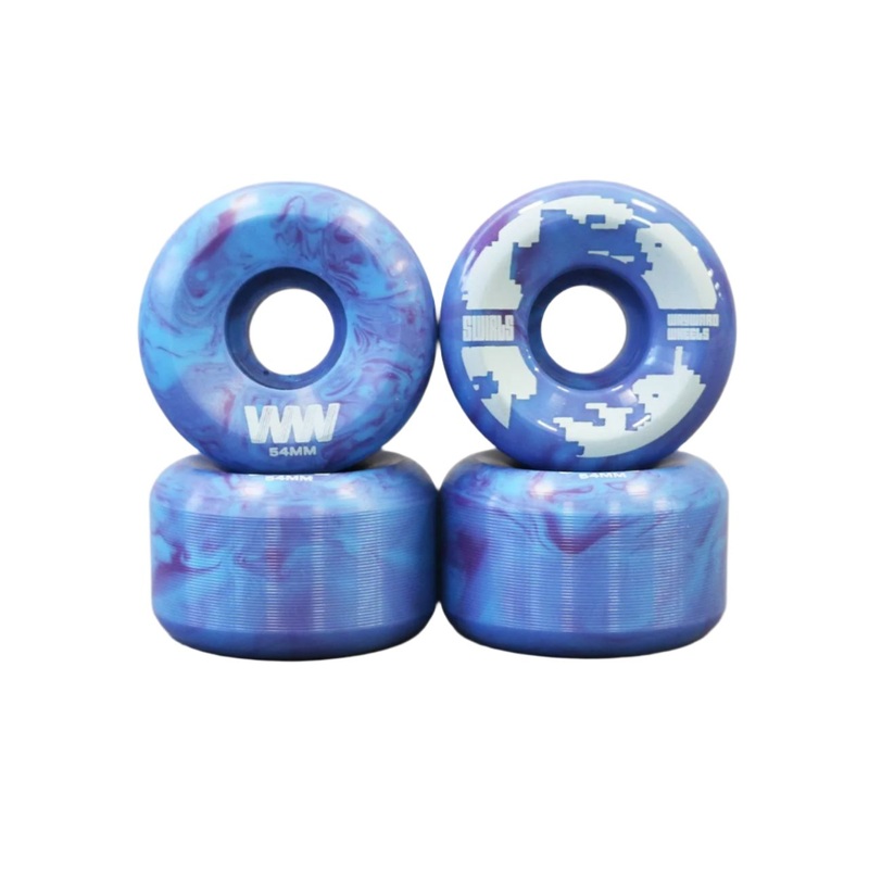 WAYWARD Swirl Formula WHEELS – Turquoise/Purple 54mm
