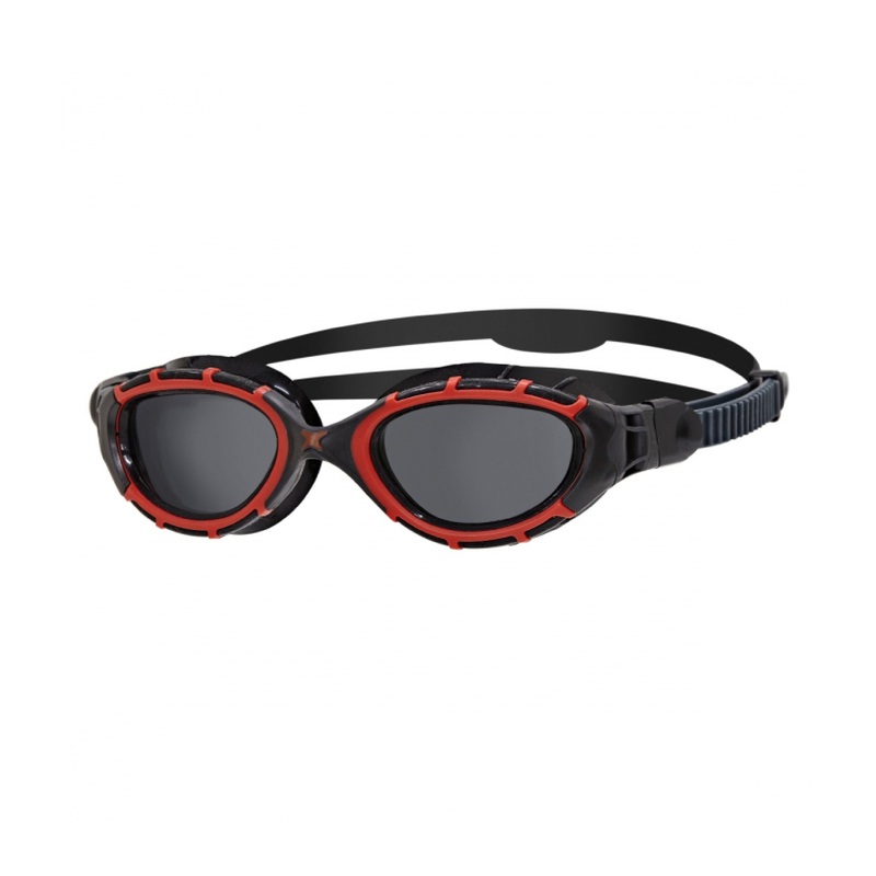 PREDATOR FLEXPOLARIZED – DARK LENS – BLACK/RED FRAME SMALL
