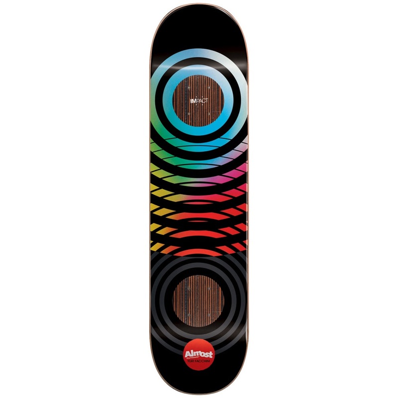 Yuri Black Blur Impact 8.5 Skateboard Deck YURI 8.5