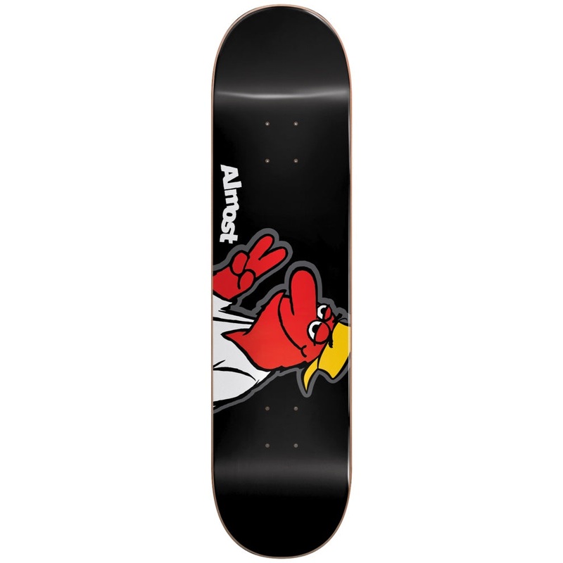 Almost Red Head HYB 8.125 Black Skateboard Deck