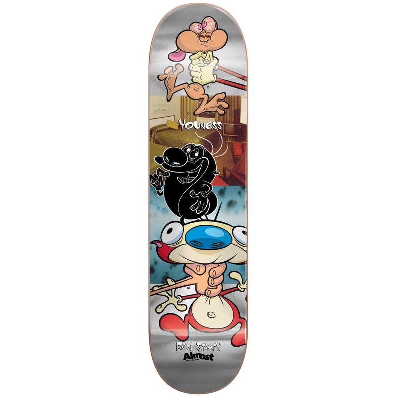 Youness Ren & Stimpy Room Mate R7 8.0 & 8.25 Skateboard Deck YOUNESS 8.25