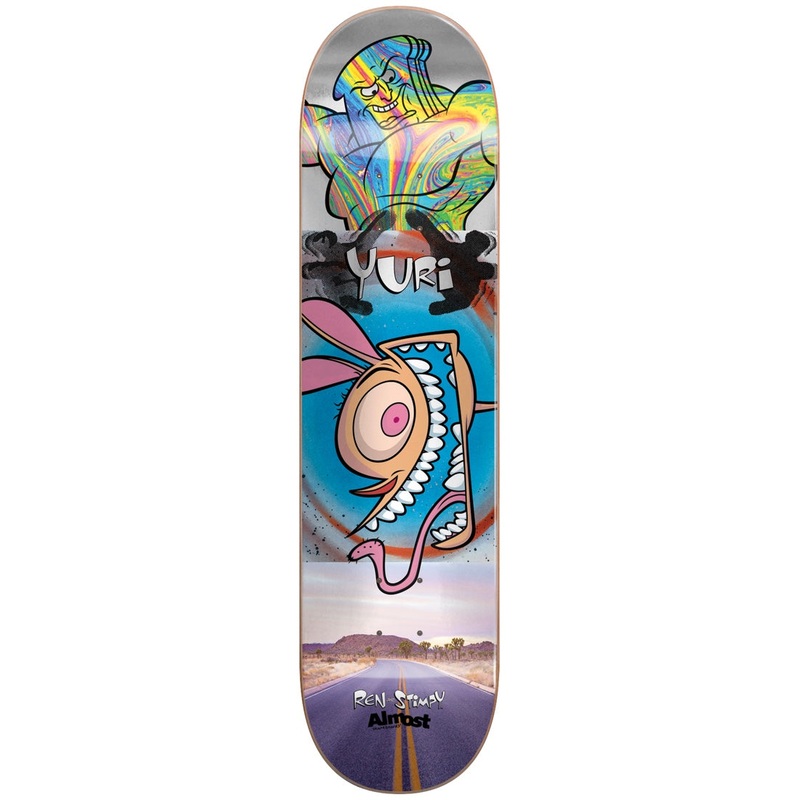 Yuri Ren & Stimpy Road Trip R7 8.0 & 8.375 Skateboard Deck YURI 8.375