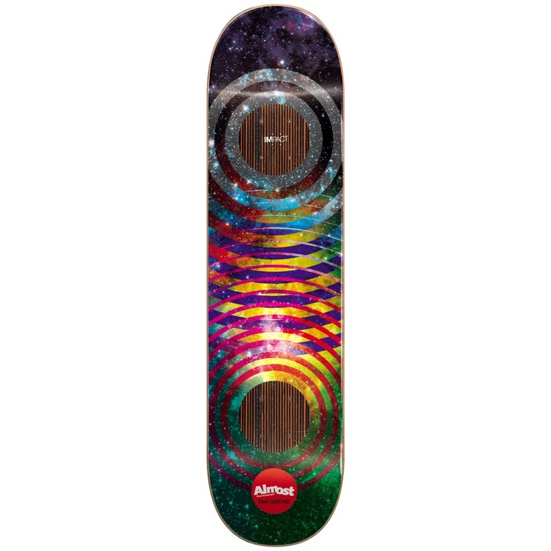 Max Space Rings Impact 8 Skateboard Deck Max 8