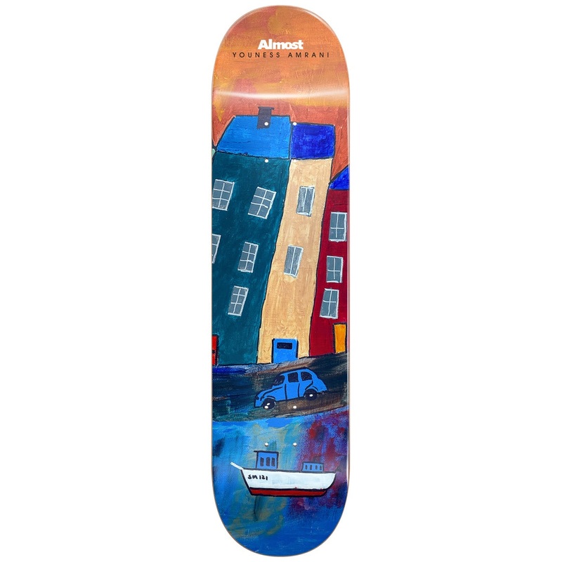 Youness Places R7 LEFT 8 Skateboard Deck YOUNESS/LEFT 8