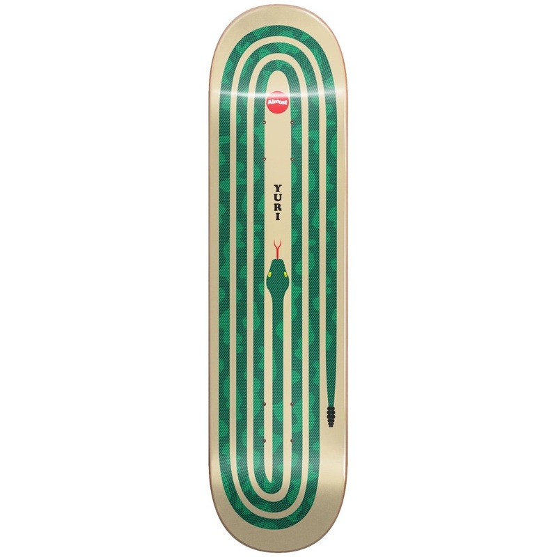 Yuri Snake Pit R7 Green 8.375 Skateboard Deck YURI/GREEN 8.375