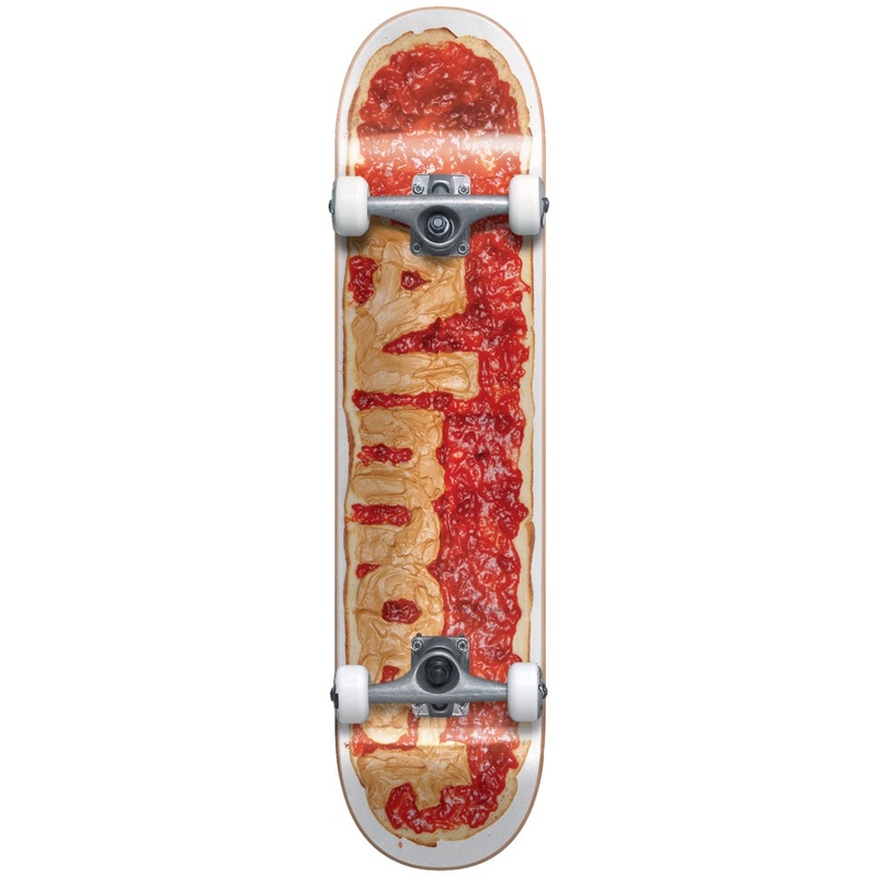 PB&J Strawberry 7.625 First Push Complete Skateboard STRAWBERRY 7.625