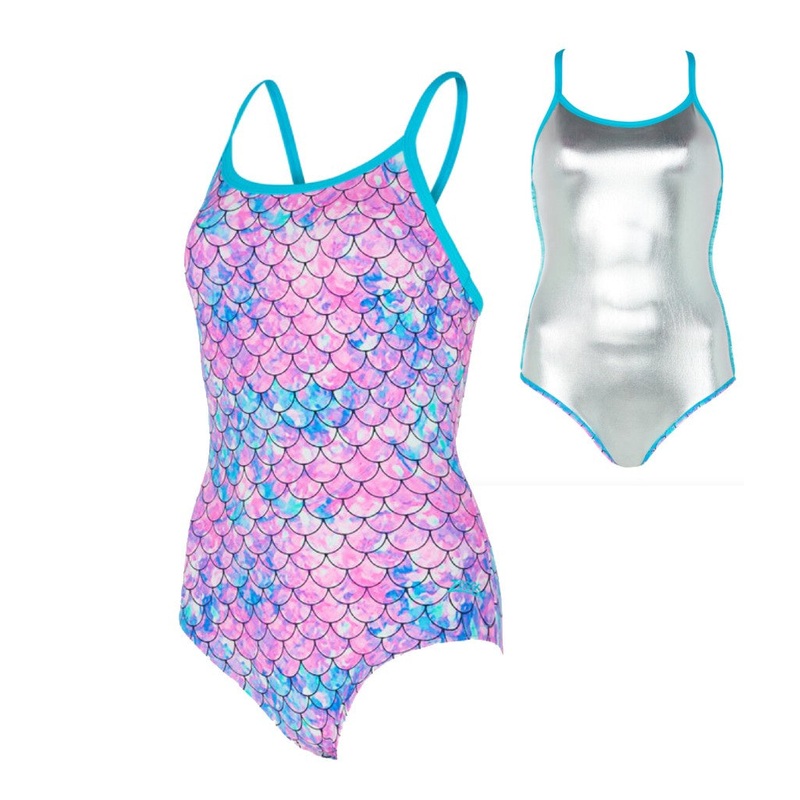 SIRENE SPARKLE ECOFEEL STRIKEBACK – FOIL LINED SWIMSUIT UK8 (32″)