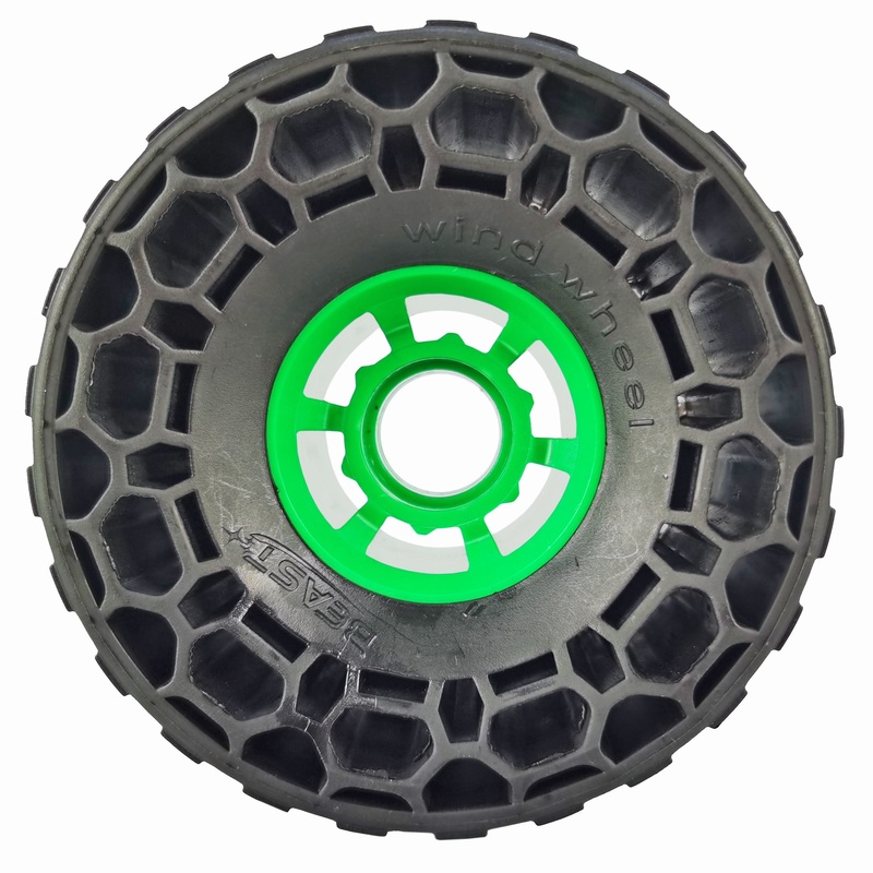 1 pair Black Fashion Honeycomb Wheels 1 pairs