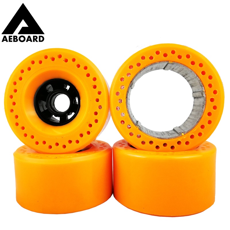 Wheels 105mm Honeycomb 4/Pack Orange