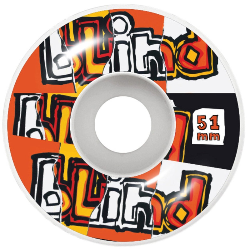 Blind OG Ripped Red Orange 51mm – Skateboard Wheels 51mm