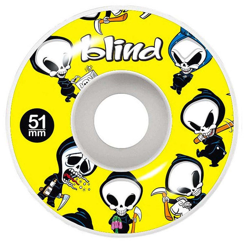 Blind Reaper Wallpaper Yellow 51mm – Skateboard Wheels 51mm
