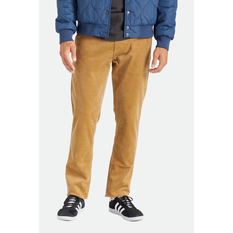 BRIXTON CHOICE CHINO REGULAR PANT KHAKI CORD 30