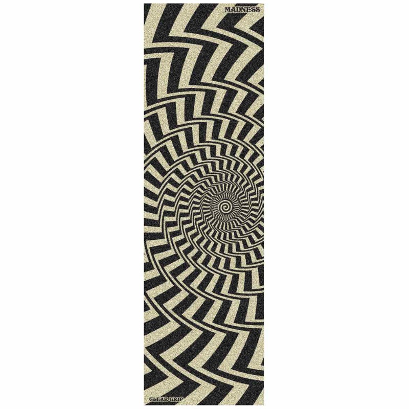 Madness Acid Swirl Clear – Skateboard Griptape